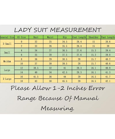 Women Suits 2 Piece Long Sleeve Business Solid V Neck Blazer and Pant Office Professional Set Suits 2023 New Dark Green $27.3...