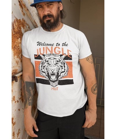 The Jungle Shirt White Tiger Sports Vintage Style NATI Football Classic Unisex Adult & Youth Kids Fit White Adult $13.29 T-Sh...