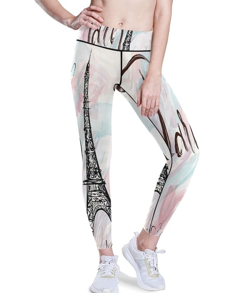 Personalized High Waist Yoga Pants Women Tummy Control Workout Leggings(XS-XL) Multi 24 $11.50 Activewear