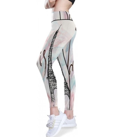 Personalized High Waist Yoga Pants Women Tummy Control Workout Leggings(XS-XL) Multi 24 $11.50 Activewear