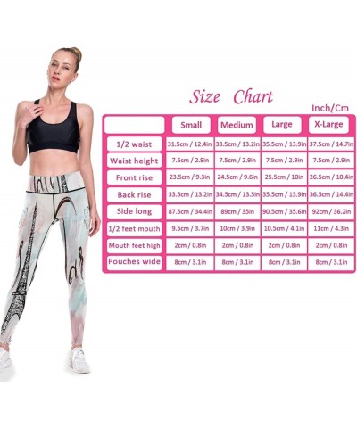 Personalized High Waist Yoga Pants Women Tummy Control Workout Leggings(XS-XL) Multi 24 $11.50 Activewear