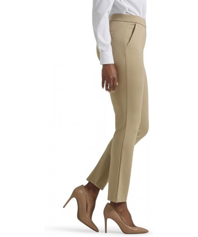 Women's Petite Ultra Lux Comfort Any Wear Slim Ankle Pant Kansas City Khaki $19.68 Pants