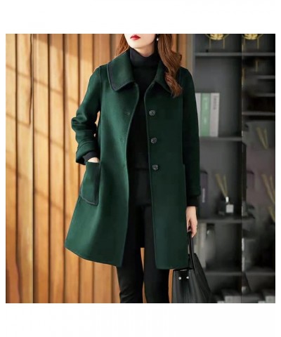 Women Work Solid Vintage Winter Office Sleeveless Button Woolen Jacket Coat Warm Lamb Wool Winter Jackets B1-ag $3.22 Coats