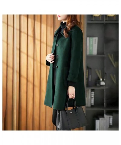 Women Work Solid Vintage Winter Office Sleeveless Button Woolen Jacket Coat Warm Lamb Wool Winter Jackets B1-ag $3.22 Coats