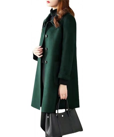 Women Work Solid Vintage Winter Office Sleeveless Button Woolen Jacket Coat Warm Lamb Wool Winter Jackets B1-ag $3.22 Coats