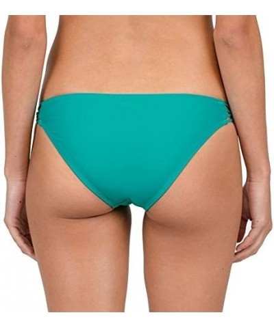 Women's Simply Solid Full Bikini Bottom (Regular & Plus Size) Regular Green Spray $9.60 Swimsuits