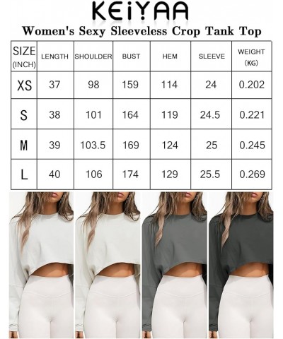 Women Long Sleeve Crop Tops Crewneck Casual Loose Workout Athletic Sweatshirts Pullover Tshirt Grey-white $12.96 Activewear