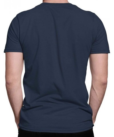 Careful, Man. There S A Beverage HERE - Vintage Retro T-Shirt Mens_navy $18.90 T-Shirts