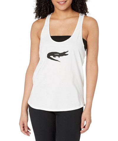 Women's Journeyman Tank White Alligator $11.83 Activewear