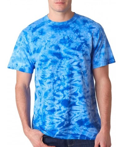 Crystal Tie-Dyed T-Shirt - 200CR Royal $9.16 T-Shirts