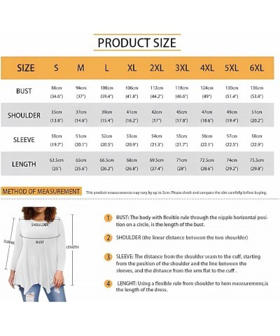 Plus Size Tunic Tops Long Sleeve Shirts for Women Swing Flowy Loose Elegant Floral $12.60 Tops