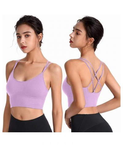 High Impact Sports Bra for Women Criss Cross Straps Workout Athletic Bras Support Adjustable Bra for Running Yoga & Fitness Z...