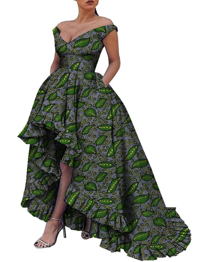 African Dresses for Women Party Robe Plus Size Print Dashiki Dinner Dress Cl11 $36.80 Dresses