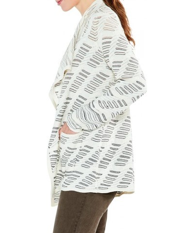 Women's Draped Ombre Cardigan Neutral Multi $16.59 Sweaters