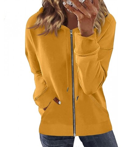 Women's Sweatshirt ,Full-Zip Hoodie, Women's Hooded Jacket, Women's Zip Hoodie,Solid Color Coat,Fashionable New Hoodie 01-gin...