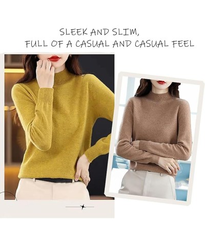 Sweaters for Women, Cashmere Sweater, Long Sleeve Crew Neck Soft Warm Pullover Knit Jumpers Off-white $23.02 Sweaters