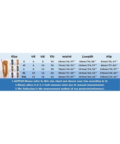 Womens Casual Pants Straight Leg Drawstring Elastic High Waist Loose Comfy Trousers with Pockets 1-bronze $10.39 Pants