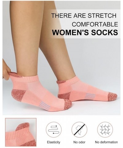 Cushioned Ankle Socks for Women Running Short Cotton Tab Arch Support Sports Socks 3 Pairs $13.24 Socks