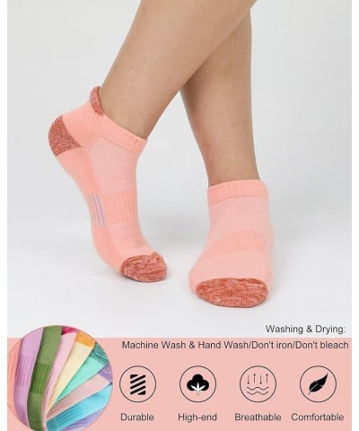 Cushioned Ankle Socks for Women Running Short Cotton Tab Arch Support Sports Socks 3 Pairs $13.24 Socks