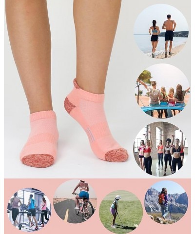 Cushioned Ankle Socks for Women Running Short Cotton Tab Arch Support Sports Socks 3 Pairs $13.24 Socks