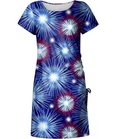 Womens 4Th of July Dress American Flag Sexy Going Out Party Club Bodycon Dress G-navy $9.89 Others