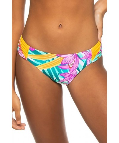 Women's Shirred Side Hipster Pant Bikini Swimsuit Bottom Multi//Terra Nostra $14.79 Swimsuits