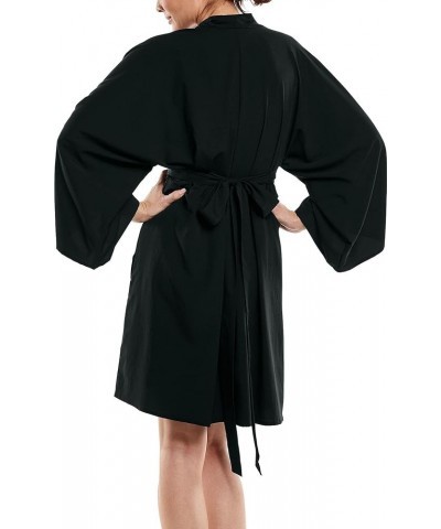 UPF 50+ Women's Navia Cover-Up - Sun Protective Black $21.60 Swimsuits