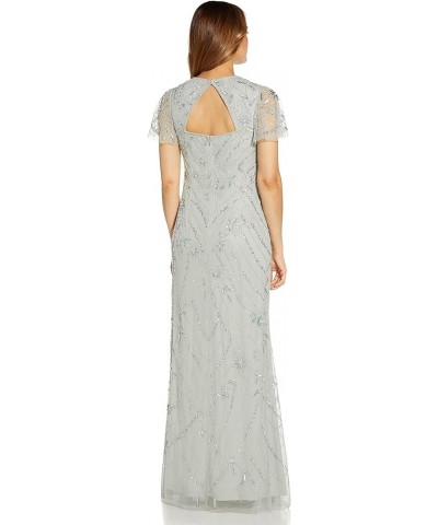 Women's Beaded Long Dress Frosted Sage $102.59 Dresses