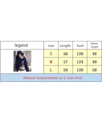 Women Y2k Zip Up Hoodie Sweaters Long Sleeve Cardigan Sweater Vintage Knit Pullover Tops 90s Knit Outwear Streetwear F-stars ...