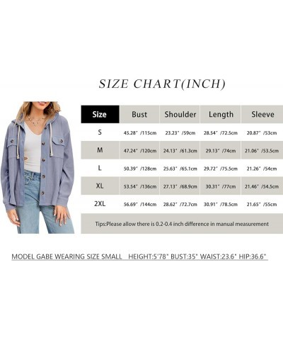 Women Hooded Waffle Knit Jacket Casual Boyfriend Shirts Shacket Button Down Blouse Loose Fit Long Sleeve Tops 01-black $15.74...