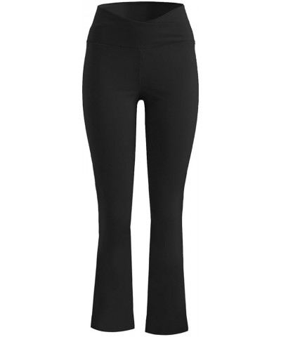 Stretchy Flare Pants for Women Yoga Leggings Workout Running Print Pants Pants Maternity Leggings Women Butter Soft Black-c $...