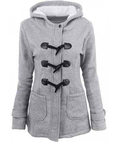 Womens Winter Jacket Fuzzy Fleece Short Open Front Hooded Fleece Lined Fall Shacket Jacket Ski Jackets 0692-atendkj-grey-2 $1...