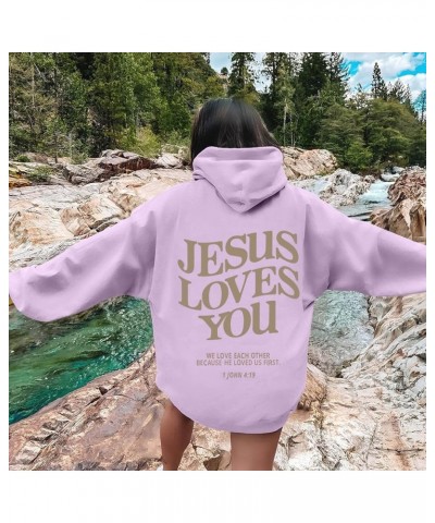 Christian Hoodies for Women Casual God Is Good All The Time Graphic Fleece Oversized Sweatshirts Bible Verse Pullover Tops Z1...