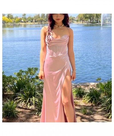 Halter Prom Dresses Sweetheart with Slit Formal Party Evening Dresses Emerald Green $20.00 Dresses