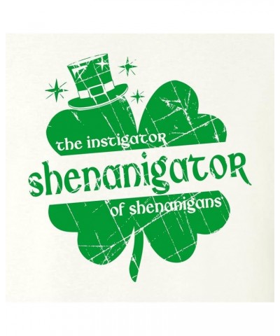 Shenanigator Instigator Of Shenanigans St. Pattys Day Women Cropped Hooded Sweatshirt Bone $15.99 Hoodies & Sweatshirts