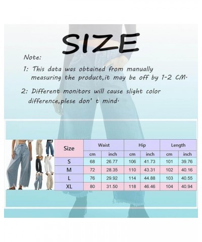 Women Mid Rise Barrel Trendy Jeans Wide Leg Mid Waist Cropped Denim Pants Y2k Baggy Boyfriend Jeans with Pockets B-light Blue...