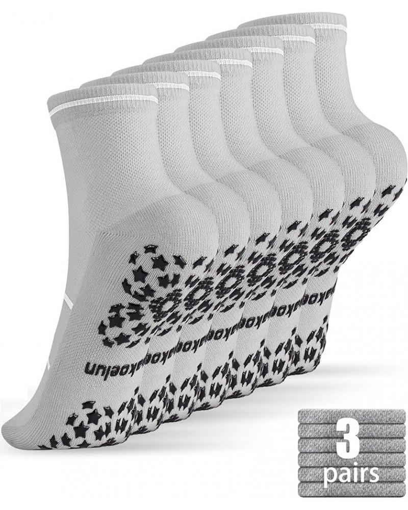 Non Slip Pilates Socks with Grips for Yoga, Barre, Grippy, Hospital, Ballet for Women with Arch Support. 3 Pairs-grey $10.99 ...