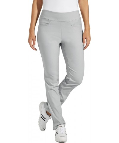 Women's Golf Pants Stretch Casual Pull on Pants Quick Dry Hiking Pants Tummy Control Light Gray $24.29 Pants