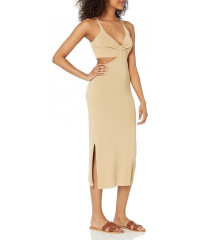 Women's Zuri Fitted Cutout One-Shoulder Maxi Sweater Dress Curds & Whey $14.95 Sweaters