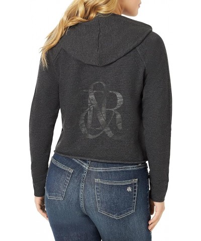 Women's Logo Hoodie Sweatshirt Charcoal - Monogram R&r Logo $18.54 Hoodies & Sweatshirts