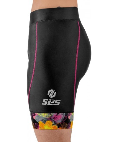 Triathlon Shorts Women, Premium FX Fabric - Womens Tri Shorts for All abilities. Super Comfy Womens Triathlon Shorts Black/Su...