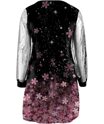 Fall Dresses for Women 2023 Long Sleeve Sexy V Neck Cocktail Party Dress Prom Sequin Mini Dress Homecoming Dresses J Pink $9....