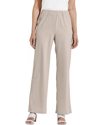 UPF 50+ Women's Verona Straight Leg Pants - Sun Protective Warm Taupe $18.86 Others