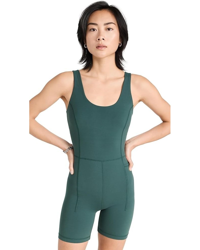 Women's Super Soft Bodysuit Trek Green $31.08 Lingerie