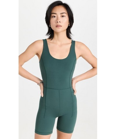 Women's Super Soft Bodysuit Trek Green $31.08 Lingerie