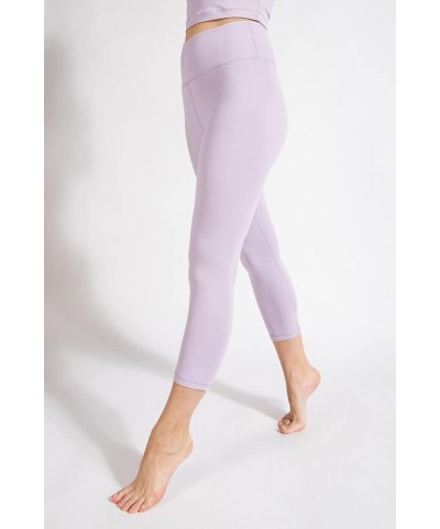 Women's High Waisted Buttery Super Soft Capri Length Activewear Legging (S-3X) Lavender $11.09 Activewear