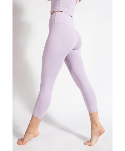 Women's High Waisted Buttery Super Soft Capri Length Activewear Legging (S-3X) Lavender $11.09 Activewear