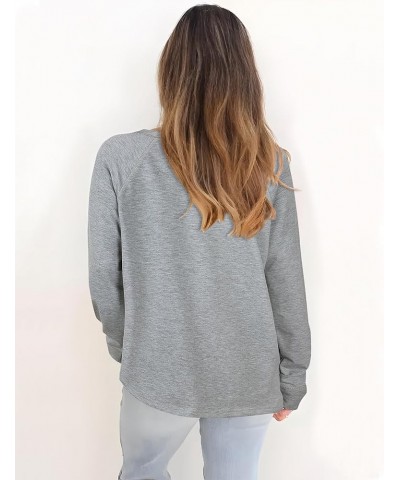 Women Tie Dye Sweatshirt Long Sleeve Crew Neck Shirt Color Block Loose Pullover Tops Solid Grey $13.37 Hoodies & Sweatshirts