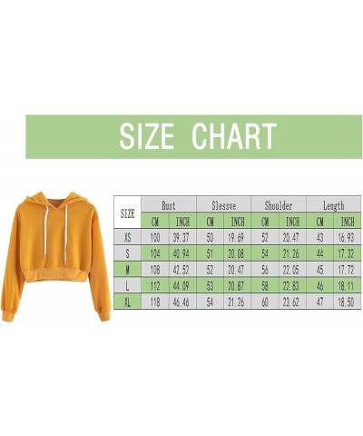 Womens Crop Top Hoodies,Women's Solid Long Sleeve Cute Ear Cat Sweatshirt Teen Girls Cropped Hooded Pullover Tops Shirts Zzz-...