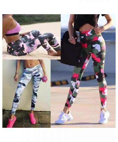 Yoga Pants for Women High Waist Leggings Tight Running Animals Print Cactus Print $13.16 Activewear